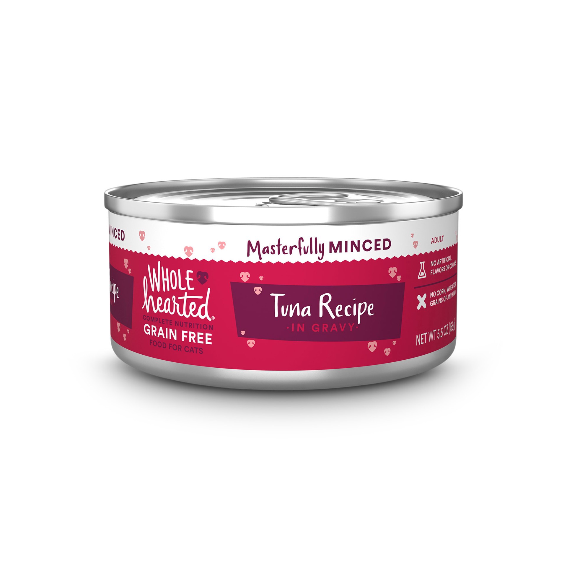 slide 1 of 1, WholeHearted Whd-Cat 5.5Z Tuna Minced, 1 ct