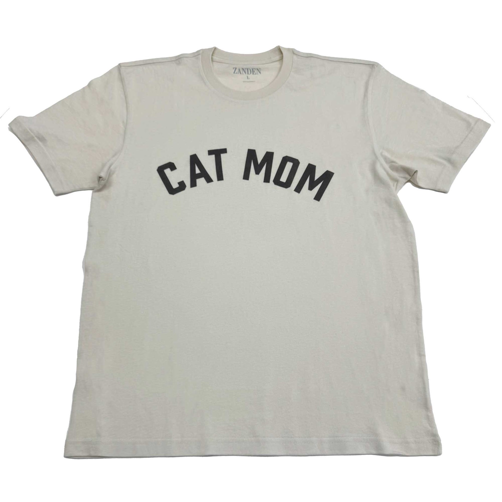 slide 1 of 1, Zanden Cat Mom Adult T-Shirt, Large, LG