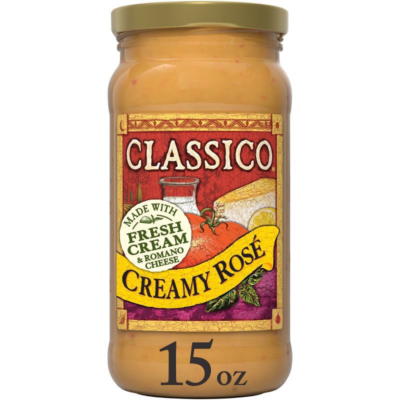 slide 1 of 8, Classico Creamy Rosé Pasta Sauce, 15 oz Jar, 15 oz