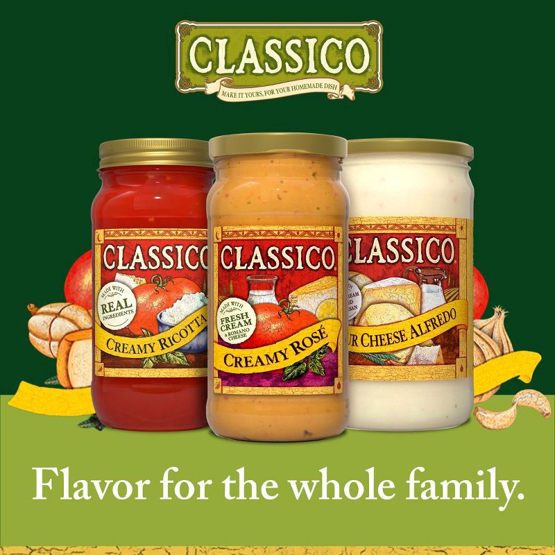 slide 8 of 8, Classico Creamy Rosé Pasta Sauce, 15 oz Jar, 15 oz