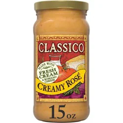Classico Creamy Rosé Pasta Sauce, 15 oz Jar