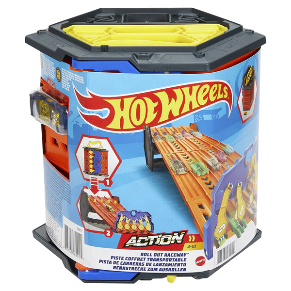 slide 1 of 29, Hot Wheels Roll Out Raceway Track Set, 1 ct