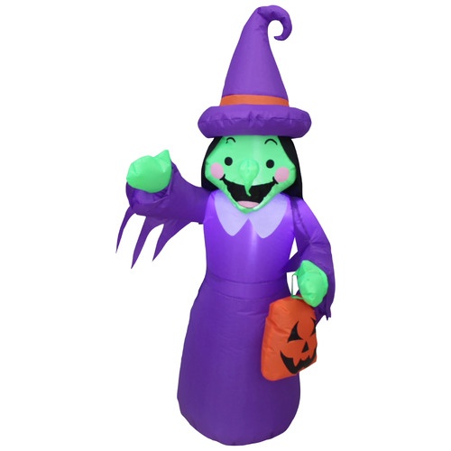 slide 1 of 1, LED Halloween inflatable, pumpkins, 1 ct