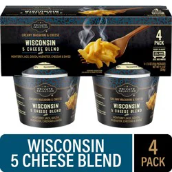 Private Selection® Wisconsin 5 Cheese Blend Creamy Mac and Cheese Cups, 4 ct / 2.8 oz