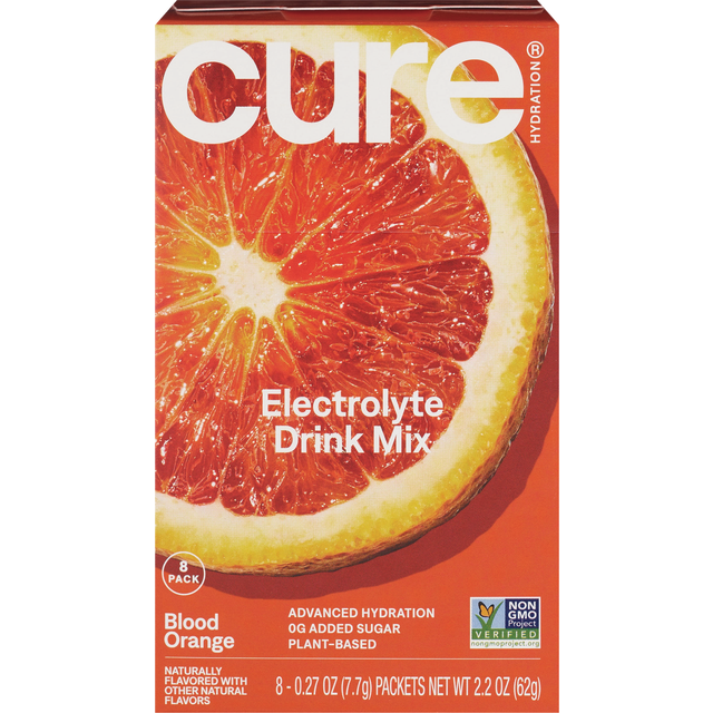 slide 1 of 1, Cure Hydration Powder Orange 8-0.29oz - 8-0.29 OZ, 0.29 oz