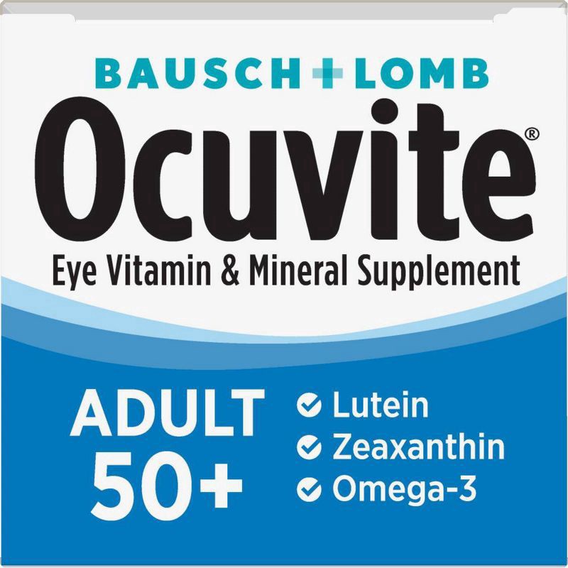 slide 8 of 9, Ocuvite Eye Vitamin and Mineral Dietary Supplement Softgels - 90ct, 90 ct