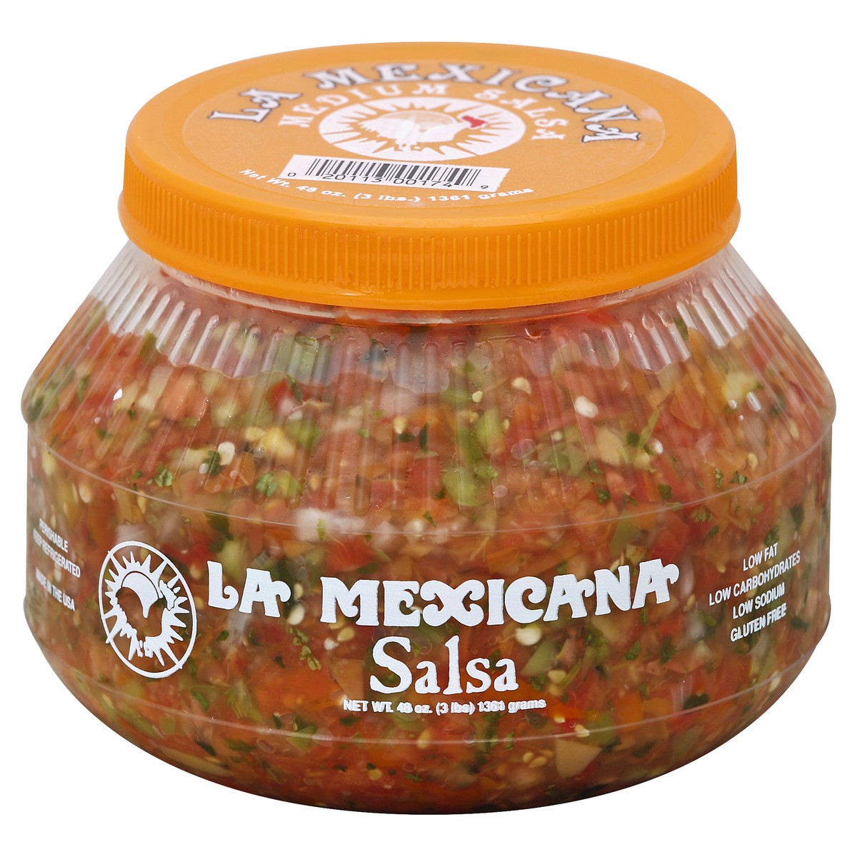 slide 3 of 3, La Mexicana Salsa 48 oz, 48 oz