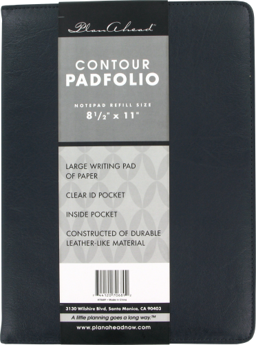 slide 1 of 1, PlanAhead Contour Padfolio, 1 ct