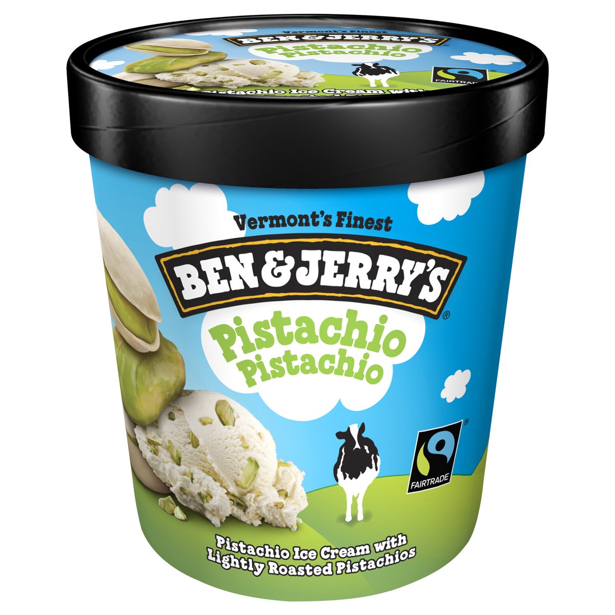 slide 1 of 2, Ben & Jerry''s Ice Cream Pistachio Pistachio, 16 oz, 1 pint