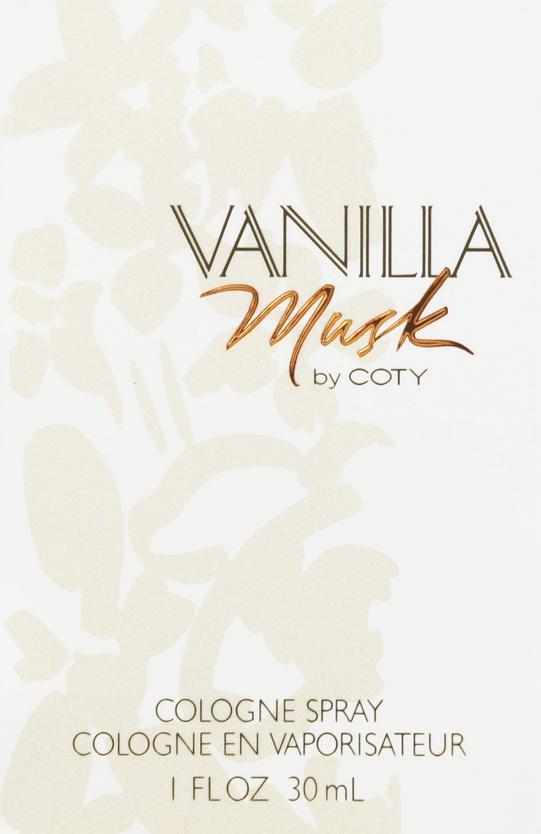 slide 4 of 5, Coty Vanilla Musk by Coty Eau de Cologne Women's Spray Perfume, 1 fl oz