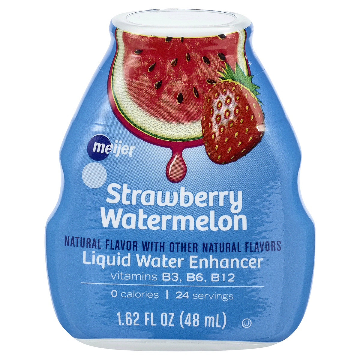 slide 1 of 1, Meijer Strawberry Watermelon Liquid Water Enhancer, 1.62 oz