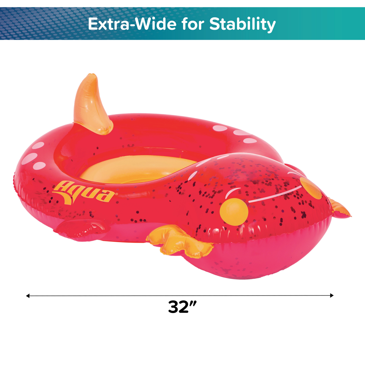 slide 20 of 29, AQUA LEISURE Aqua Sharkie Hammerhead BabyBoat, 1 ct