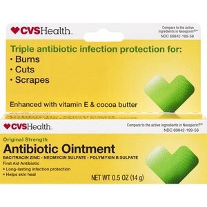 slide 1 of 1, CVS Health Cvs Original Strength Antibiotic Ointment, 0.5 Oz, 0.5 oz