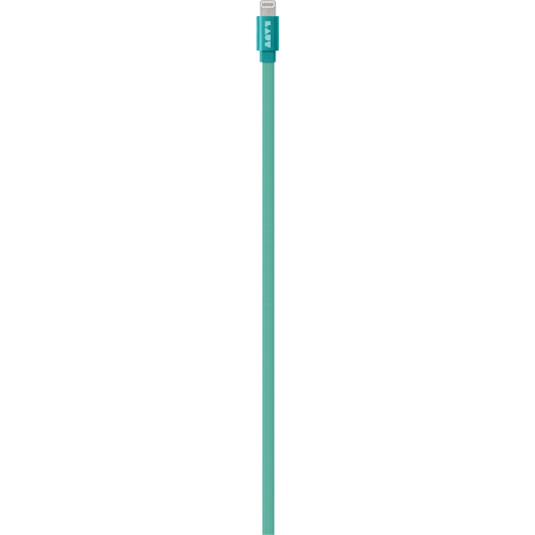 slide 1 of 1, LAUT 1.2M Lightning Cable - Turquoise, 1 ct