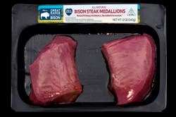 Great Range All Natural Bison Steak Medallions 12 oz