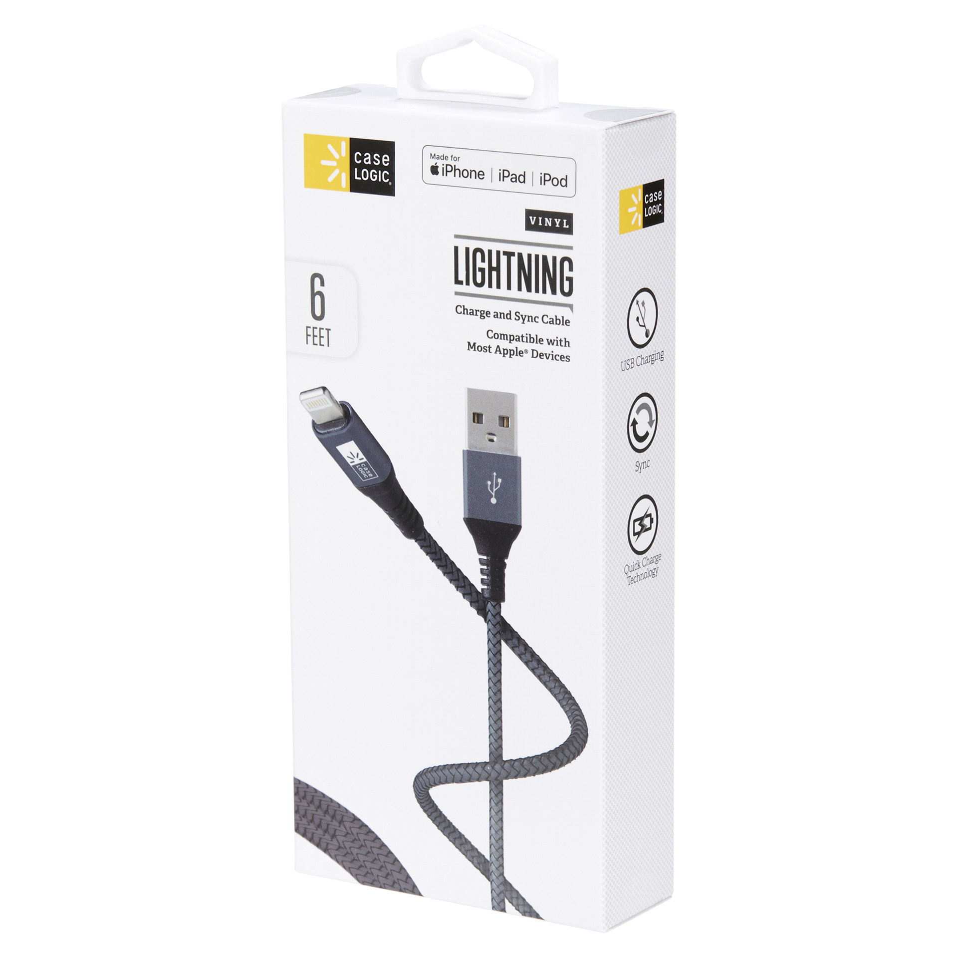 slide 9 of 29, Case Logic Lightning USB Cable, 6 ft