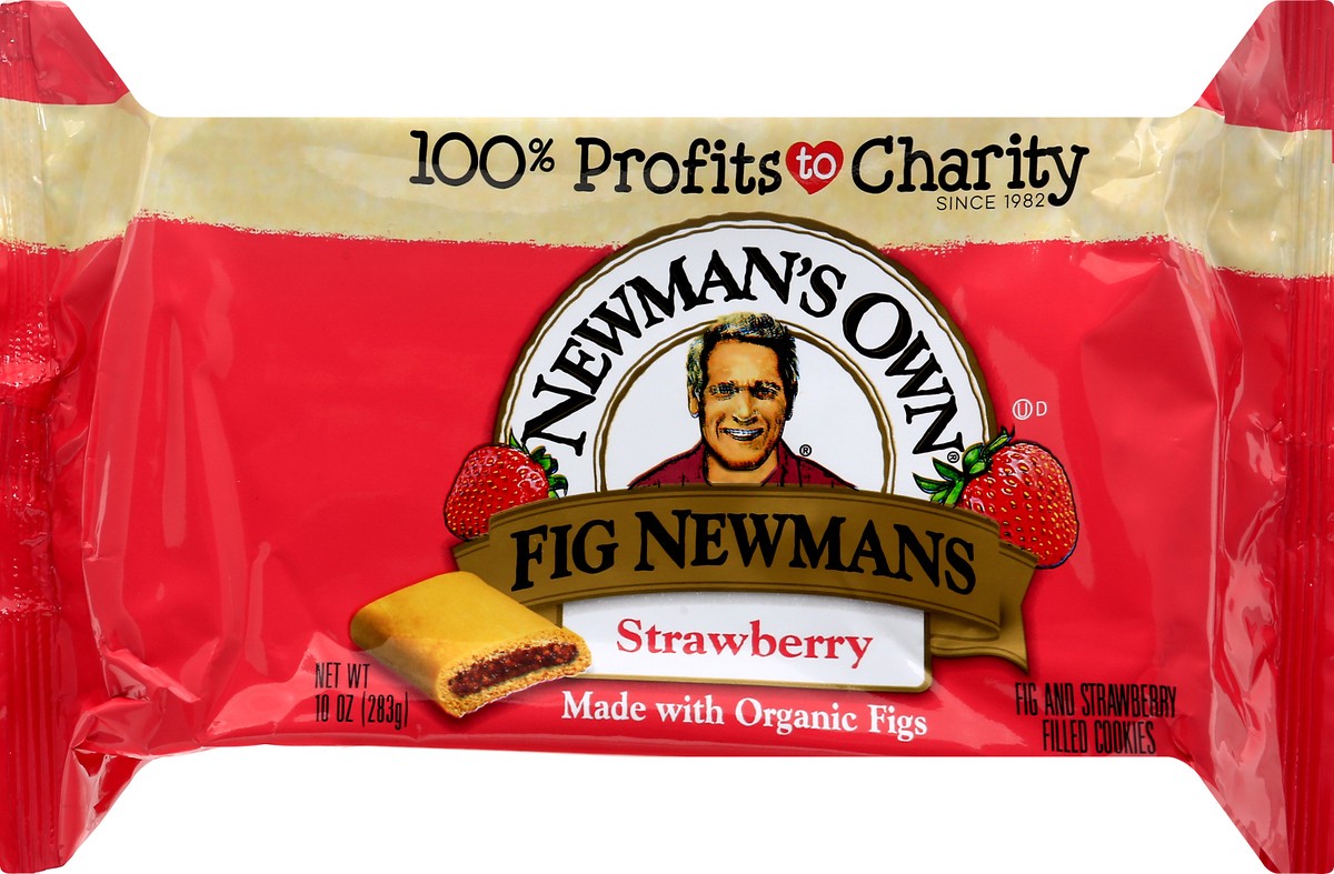 slide 13 of 13, Newman's Own Strawberry Fig Cookies, 10 oz