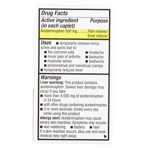 slide 16 of 29, Meijer Extra Strength Acetaminophen Caplets, 500 mg, 24 ct