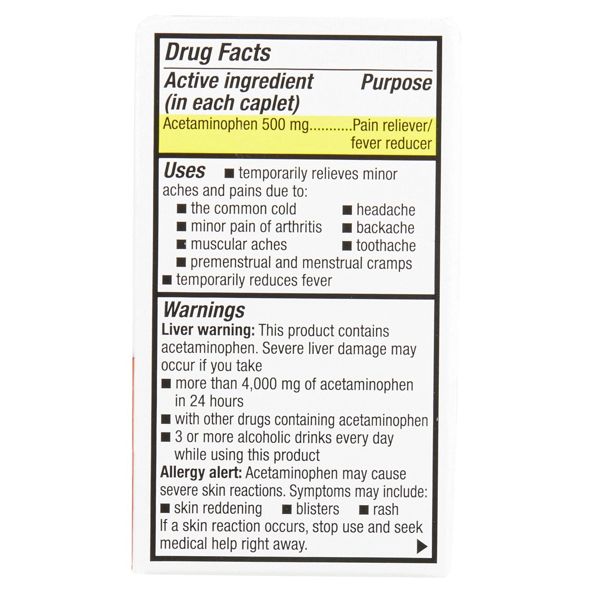 slide 17 of 29, Meijer Extra Strength Acetaminophen Caplets, 500 mg, 24 ct