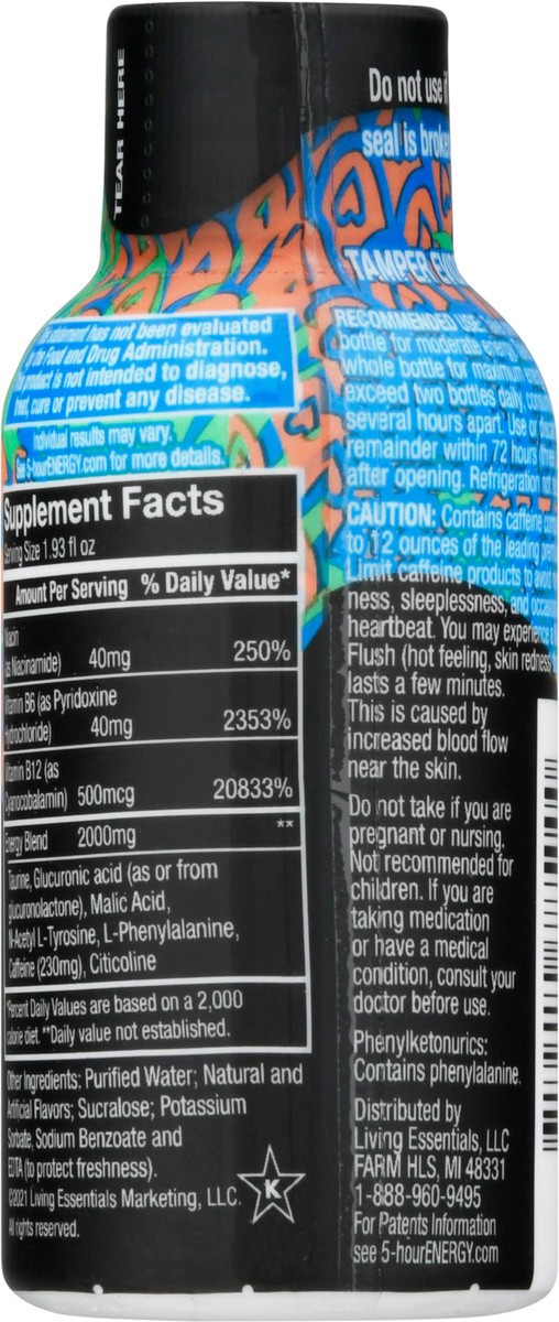 slide 5 of 14, 5-hour ENERGY, Extra Strength, Tropical Burst, Shot, 1.93 oz, 1.93 fl oz