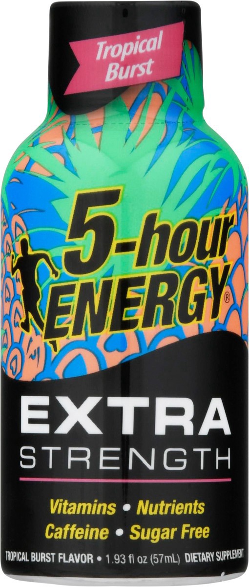 slide 10 of 14, 5-hour ENERGY, Extra Strength, Tropical Burst, Shot, 1.93 oz, 1.93 fl oz