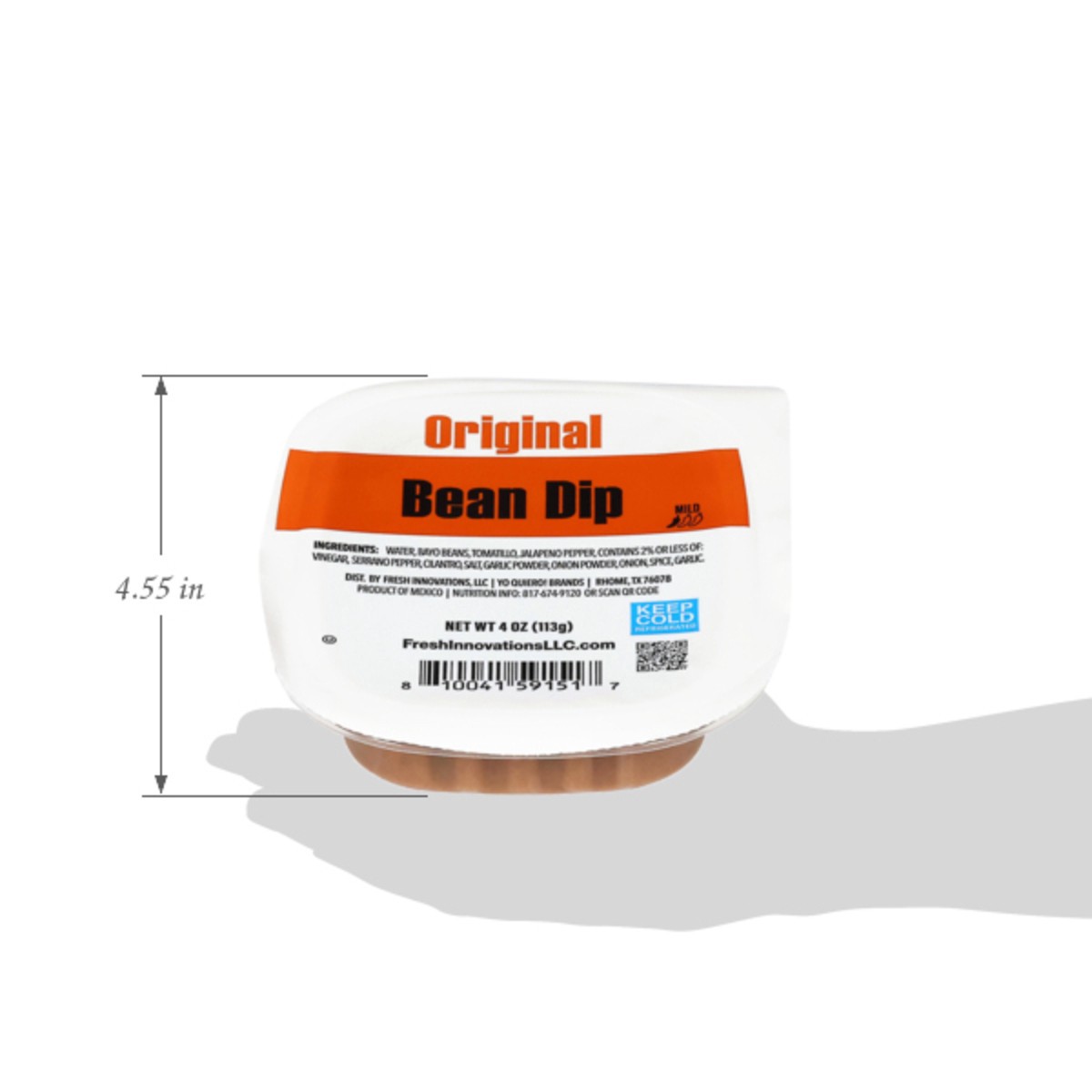 slide 13 of 13, ¡Yo Quiero! Mild Bean Dip 4 oz, 4 oz