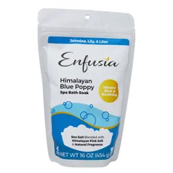 Enfusia Himalayan Blue Poppy Spa Bath Soak