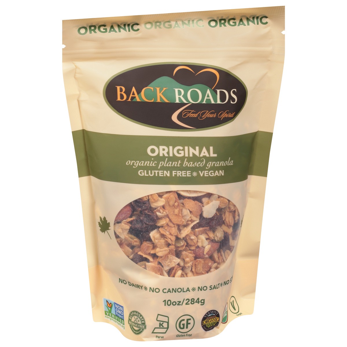 slide 6 of 14, Back Roads Organic Plant Based Original Granola 10 oz, 10 oz