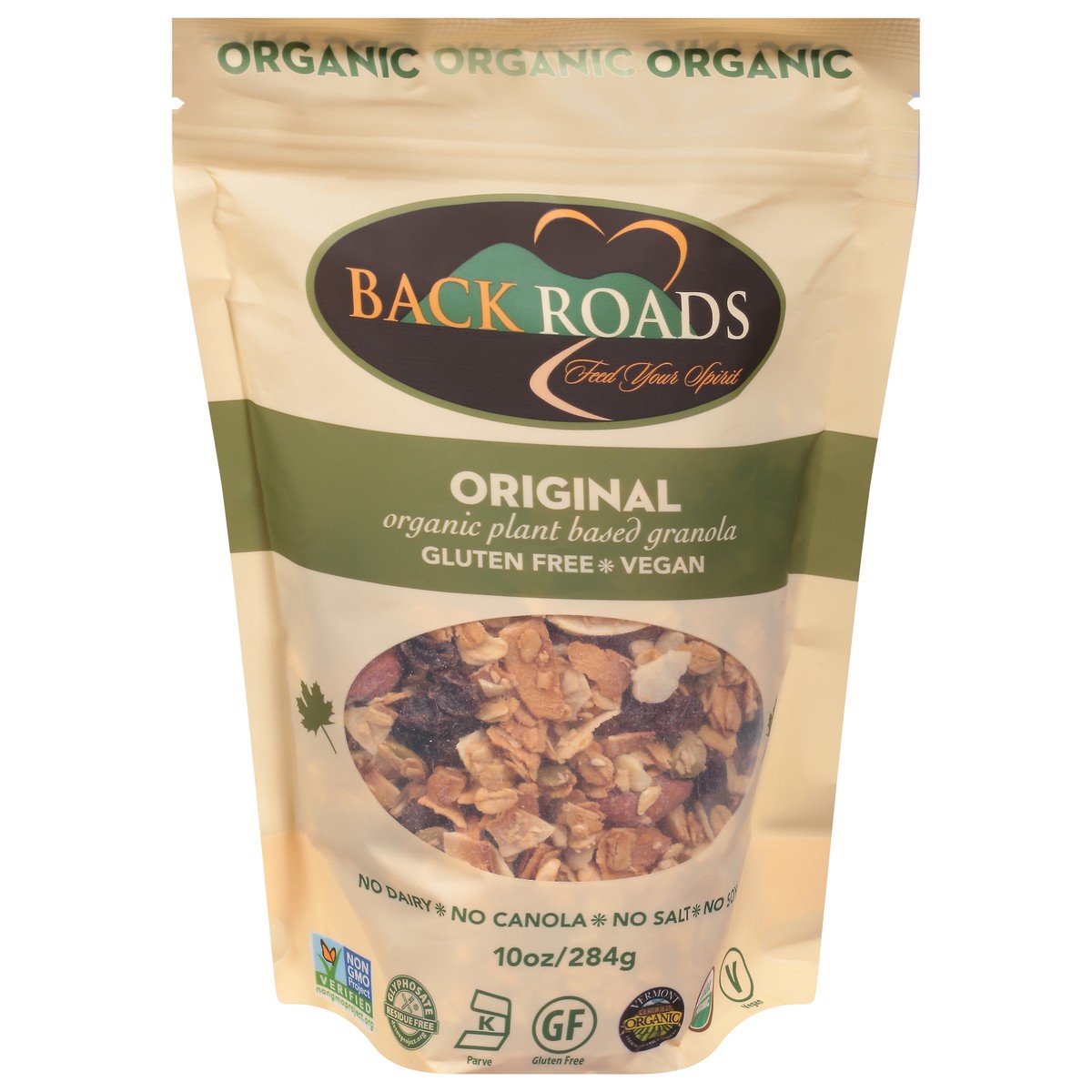 slide 8 of 14, Back Roads Organic Plant Based Original Granola 10 oz, 10 oz