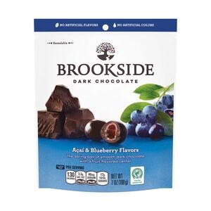 slide 1 of 1, Brookside Dark Chocolate Acai With Blueberry, 7.36 oz