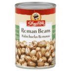 slide 1 of 1, ShopRite Roman Beans, 15.5 oz