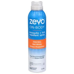 Zevo On-Body Mosquito + Tick Repellent Spray 6 oz