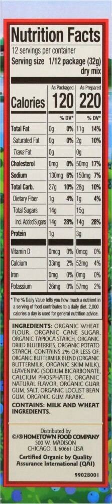 slide 2 of 6, Birch Benders® Organic Blueberry Muffin Mix, 13.5 oz
