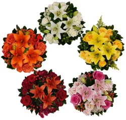 Lily Bouquet, Colors Vary