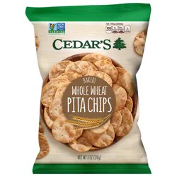Cedar's Baked Whole Wheat Pita Chips 6 oz