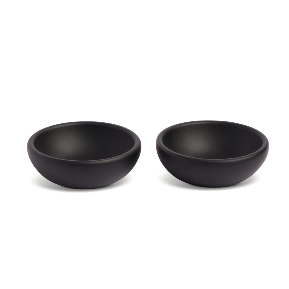slide 2 of 2, Core Home Pinch Bowls Black Stain Set, 2 ct
