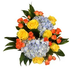 Rose Hydrangea Bouquet, 20 stem