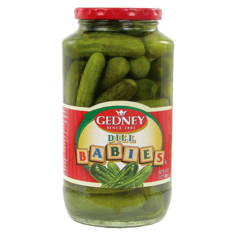 slide 1 of 1, Gedney Dill Babies Pickles, 32 oz