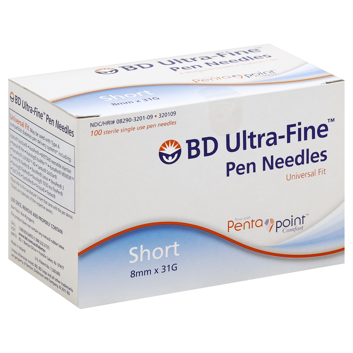 slide 5 of 7, Bd Uf Iii Pen Needles - 100 CT, 100 ct