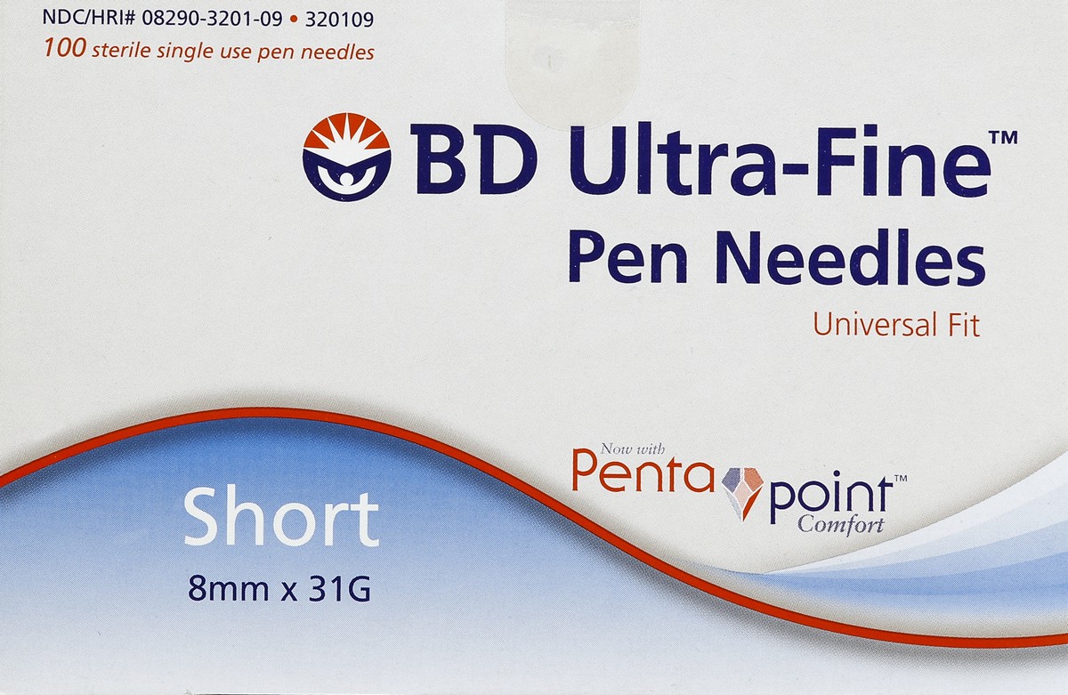 slide 1 of 7, Bd Uf Iii Pen Needles - 100 CT, 100 ct