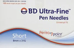 Bd Uf Iii Pen Needles - 100 CT