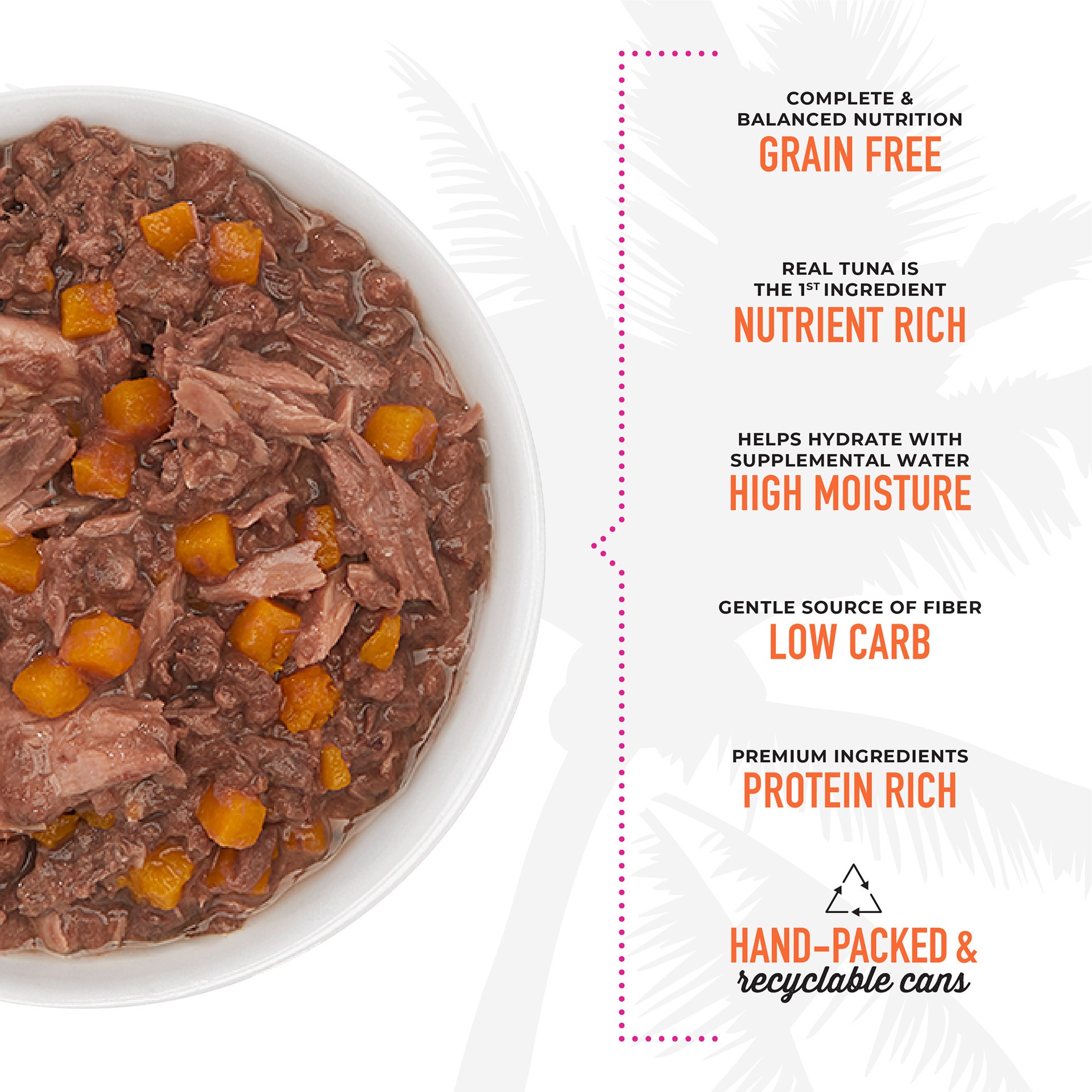 slide 2 of 8, Tiki Cat Aloha Friends Wet Cat Food, Tuna & Pumpkin, 5.5 oz. Can, 1 ct