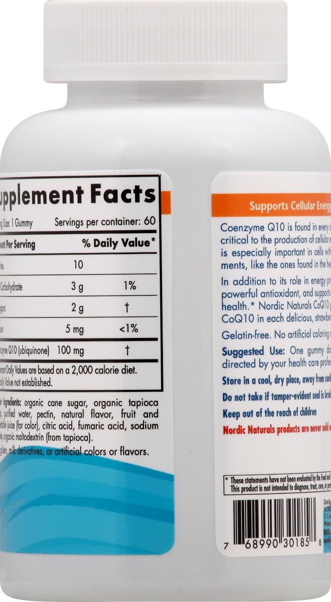 slide 9 of 11, Nordic Naturals Coq10 Gummies Dietary Supplement, 60 ct