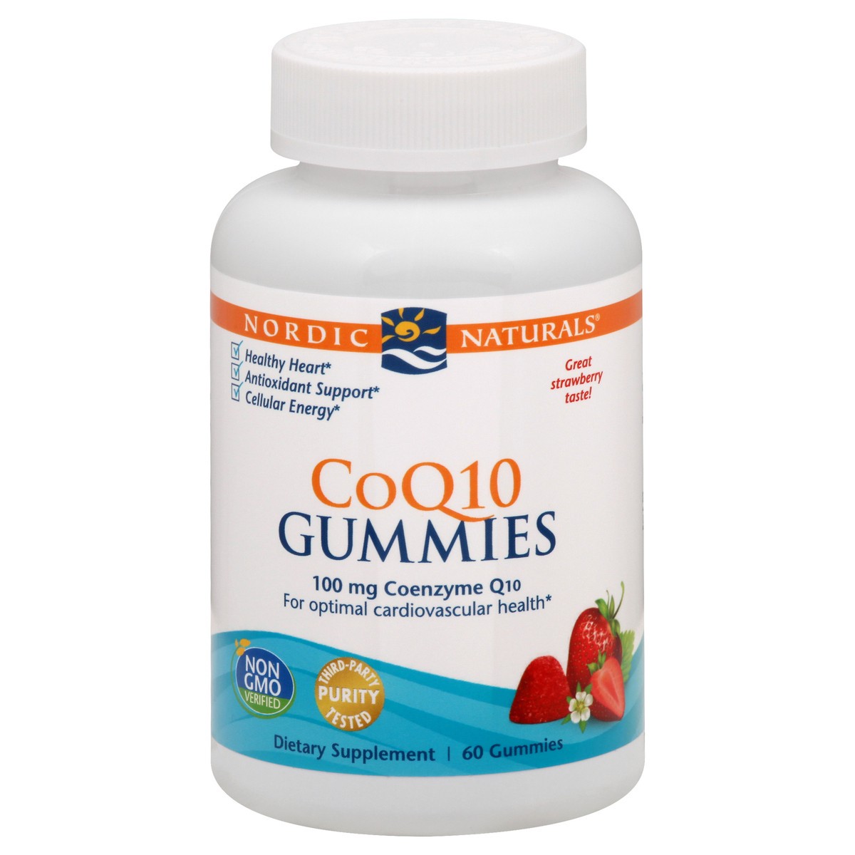 slide 3 of 11, Nordic Naturals Coq10 Gummies Dietary Supplement, 60 ct