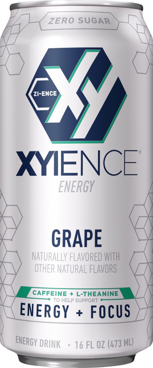 slide 1 of 10, XYIENCE Wild Grape Energy Drink, 16 fl oz can, 16 fl oz