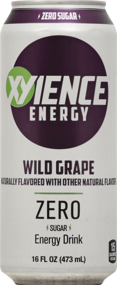 slide 8 of 10, XYIENCE Wild Grape Energy Drink- 16 fl oz, 16 fl oz