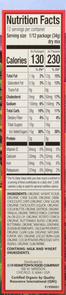 slide 4 of 4, Birch Benders Organic Chocolate Chip Quick Bread & Muffin Mix 14.3 oz, 14.3 oz