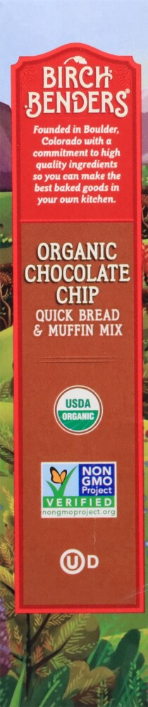 slide 2 of 4, Birch Benders Organic Chocolate Chip Quick Bread & Muffin Mix 14.3 oz, 14.3 oz