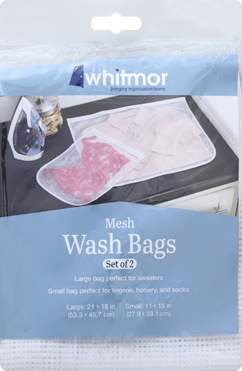 slide 2 of 2, Whitmor Wash Bags 2 ea, 1 ct