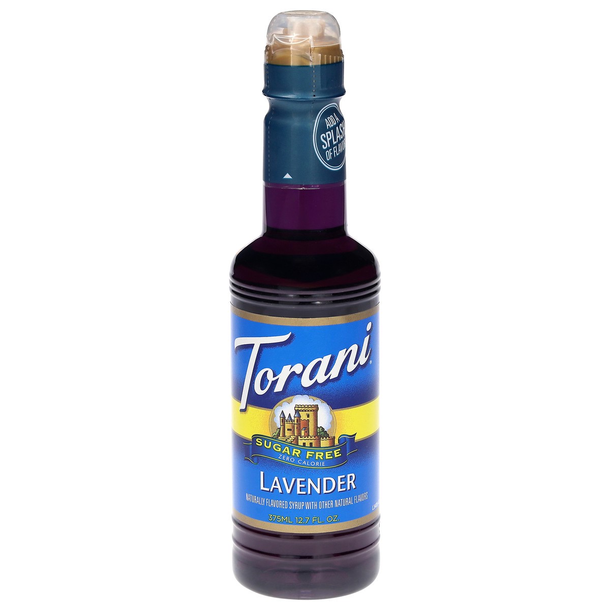 slide 1 of 15, Torani Syrup, Lavender, Sugar Free, Zero Calorie, 12.7 fl oz